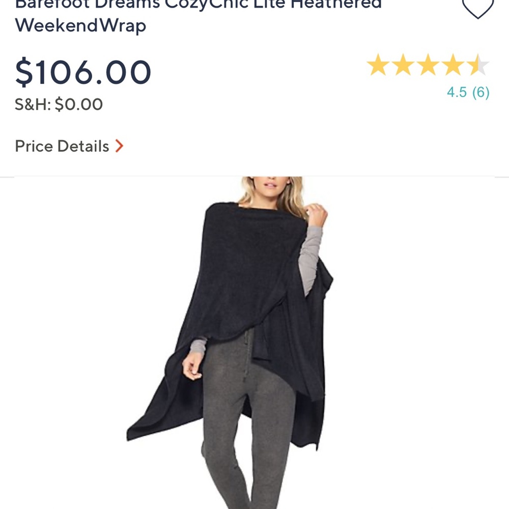 barefoot dreams cozy chic lite wrap